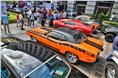 American muscle cars aplenty at this year's rally.